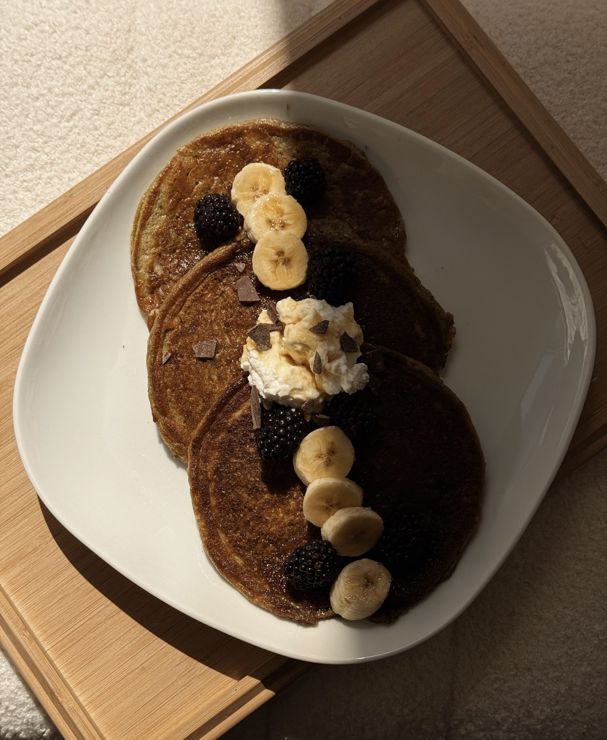 Banana Protein Pancakes